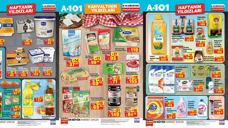 A101 katalog indirimli ürünler belli oldu: İşte 8 Ağustos A101 haftanın yıldızları