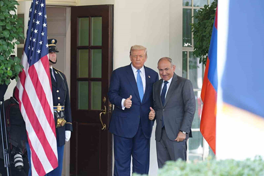 Washington'da üçlü zirve: Trump; İlham Aliyev ve Nikol Paşinyan ile bir araya geldi​