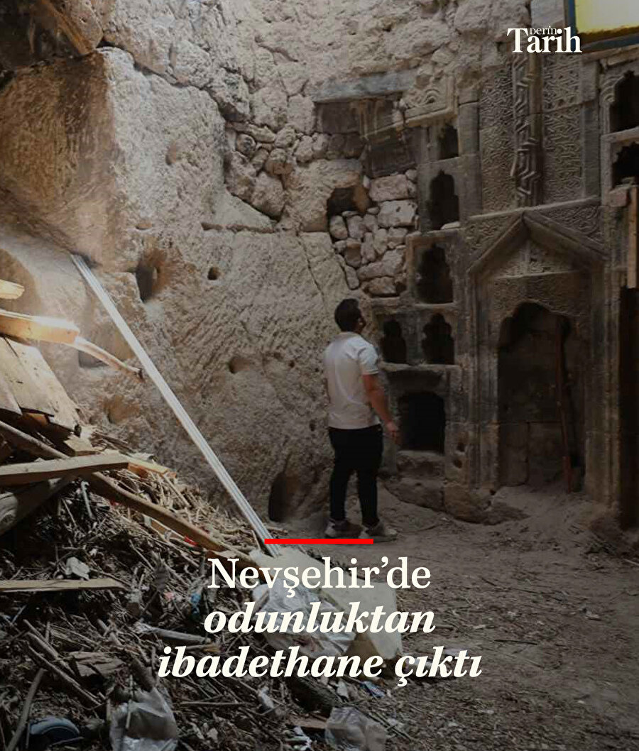 600 yıllık ibadethane odunluk yapılmış