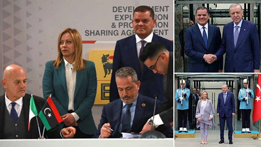 İtalya- Libya- Türkiye zirvesi