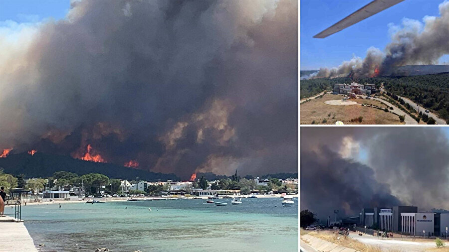Çanakkale'de orman yangını