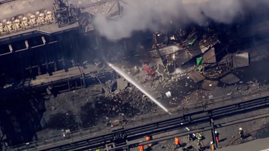 ABD'de çelik fabrikasında patlama: Bir ölü