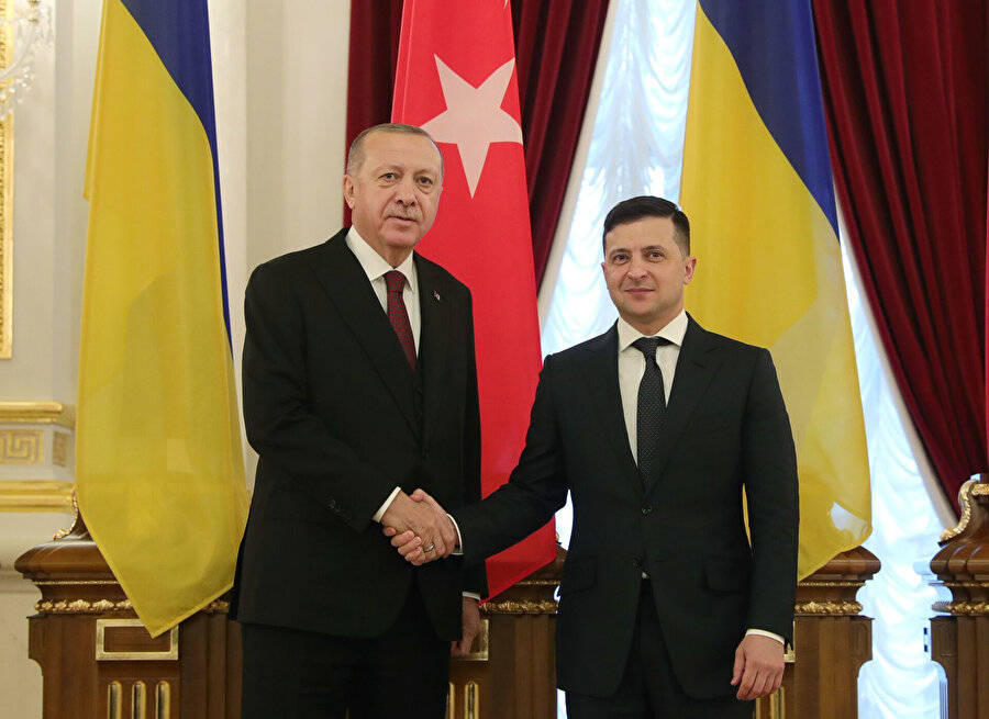 Cumhurbaşkanı Erdoğan, Zelenskiy ile görüştü