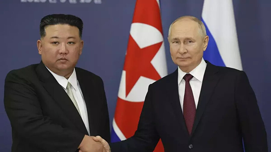 Rusya Devlet Başkanı Putin, Kuzey Kore lideri Kim ile ikili ilişkileri görüştü