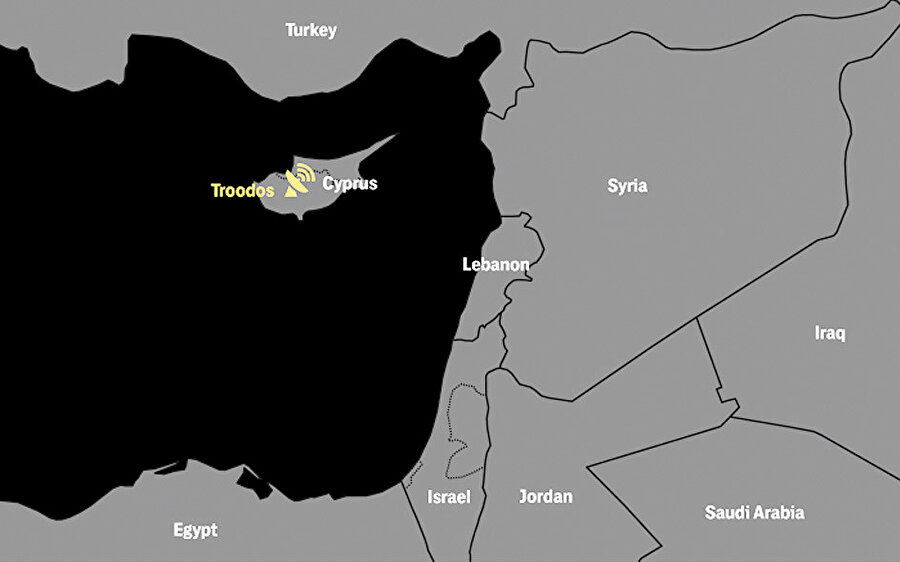 Üçüncü lokasyon olan “Sounder”, konumundan dolayı Kıbrıs’ta bir sır olarak bulunuyor. Burada toplanan veriler anlık olarak İsrail’in kullanımına veriliyor. Ortadoğu coğrafyasında soykırıma dönüşüyor, çocukların öldürülmesine, aç ve barınaksız kalmasına neden oluyor.