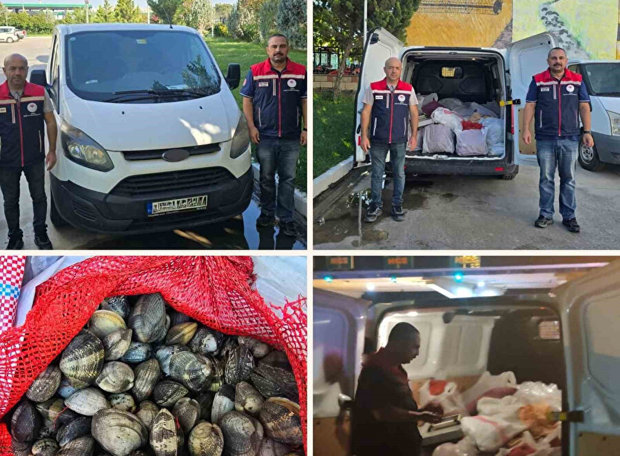 Edirne’de 650 kilo midye ele geçirildi: 2 milyon 266 bin 662 TL ceza uygulandı