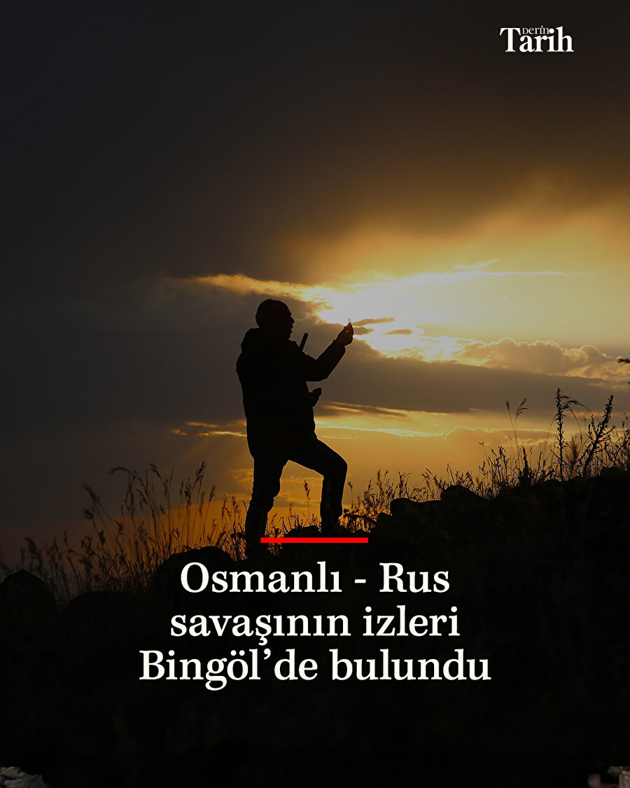 Bingöl'ün Şerafettin Dağları'nda Osmanlı-Rus savaşının izlerini gün yüzüne çıkardı