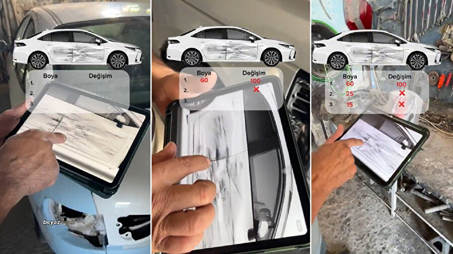 Aynı sanayide üç farklı ustaya gitti: 100 bin liradan 15 bine değişen fiyat çekildi