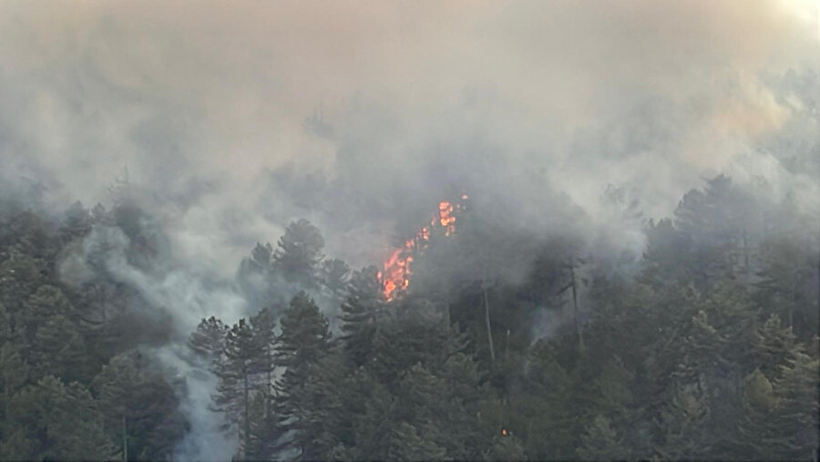 Bolu’daki yangın kısmi olarak kontrol altına alındı