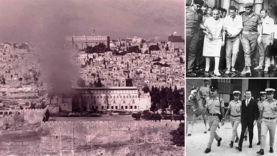 21 Ağustos 1969 günü Mescid'i Aksâ'dan dumanlar yükseldi.