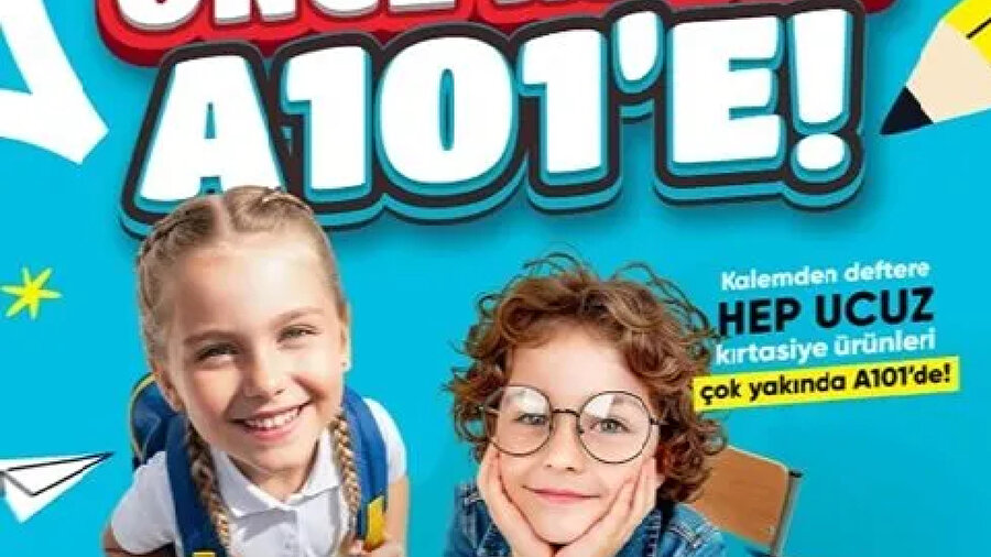 A101 kırtasiye kataloğu 2025 | Okul çantası, defter, kalem ve kırtasiye ürünlerinde indirimli fiyatlar