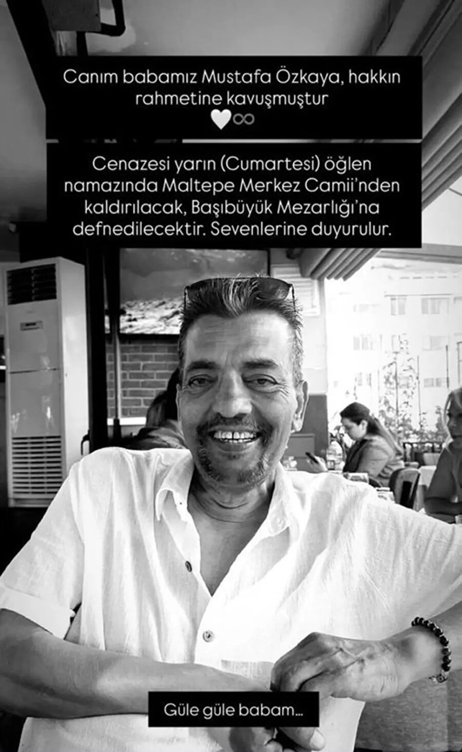 Atakan Özkaya babasını kaybetti