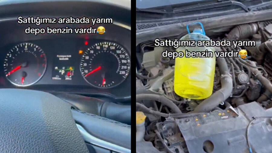 İnsanlar artık kime güvenecek? Galericiden şok benzin boşaltma oyunu