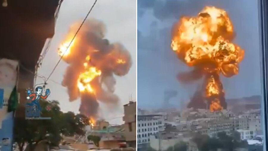 Son dakika: İsrail Yemen'e saldırdı