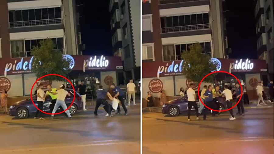 İzmir'de görevini yapan polise yumruk ve tekmeli saldırı: İki tutuklama