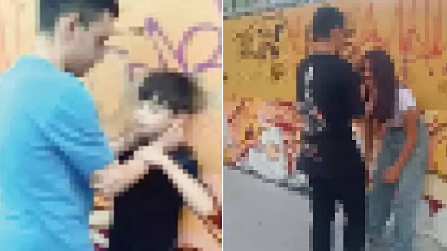 Sosyal medyada paylaşılan görüntülerde nefessiz kalan çocukların bayılma noktasına geldiği görülüyor
