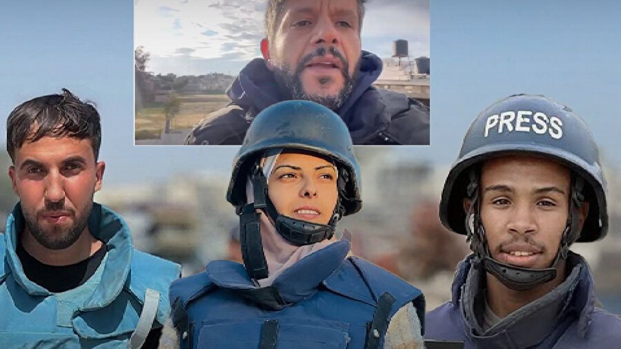 İsrail saldırısında görev başındaki 4 gazeteci şehit oldu 