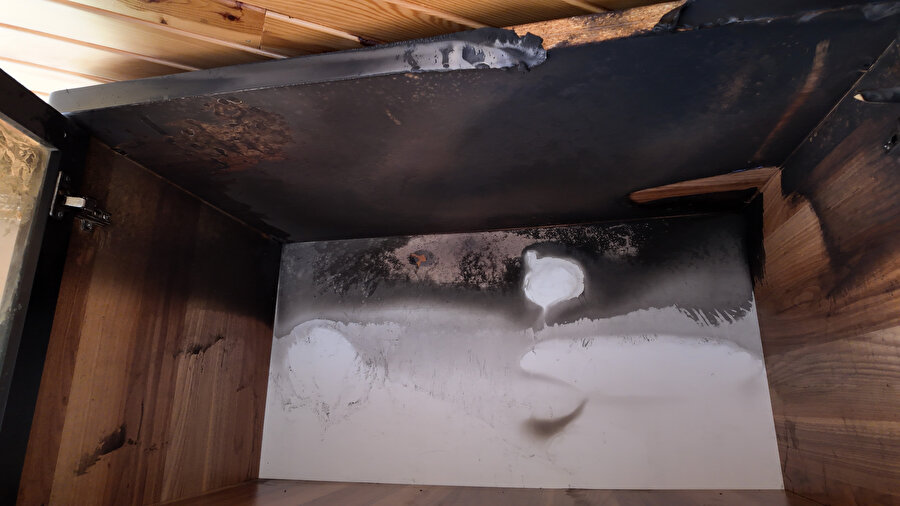 Düzce'de bir ev 5 günde 4 kez yandı