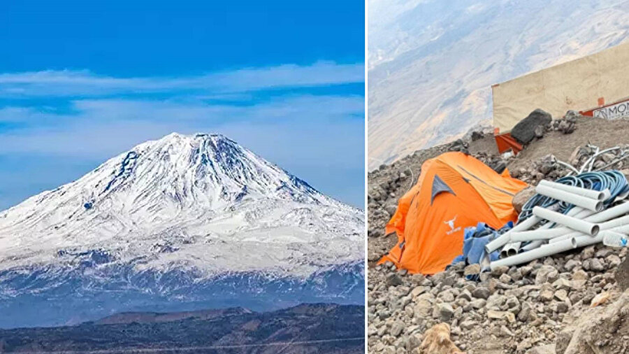 Ağrı Dağı alarm veriyor.