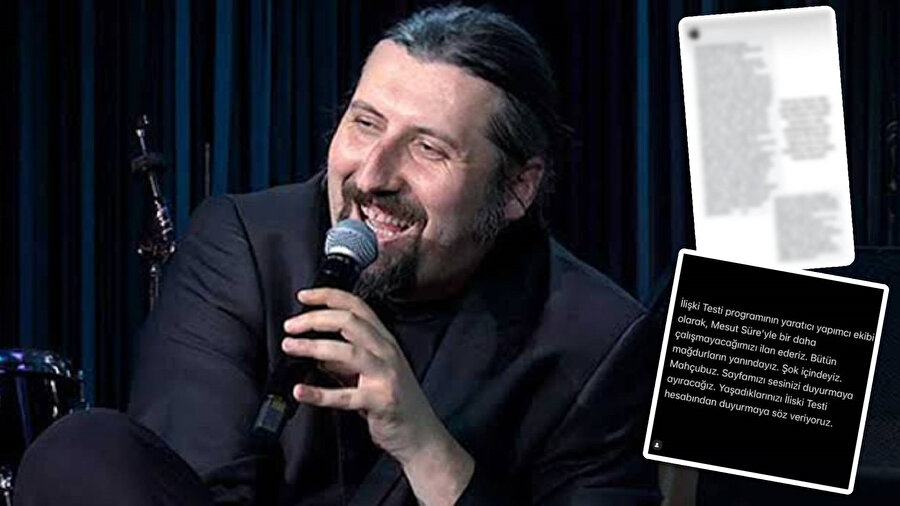 İlişki Testi programı, taciz iddialarının ardından Mesut Süre ile yollarını ayırdı