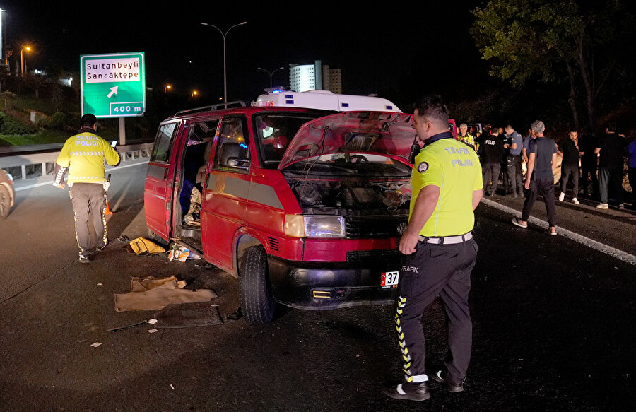 TEM Otoyolu'nda kaza