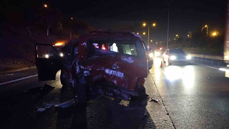 TEM Otoyolu'nda kaza