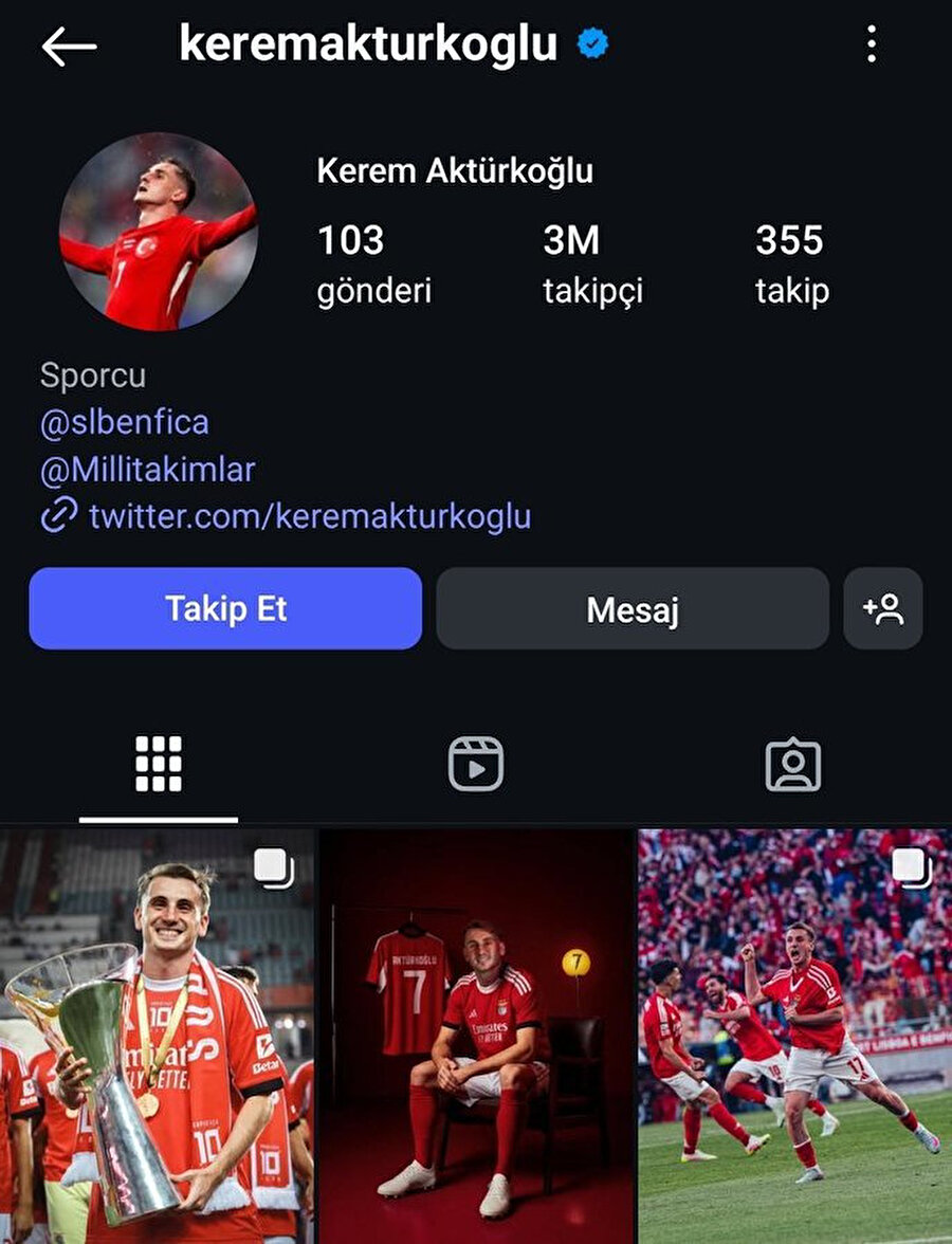 Galatasaray zamanındaki gönderilerini sildi