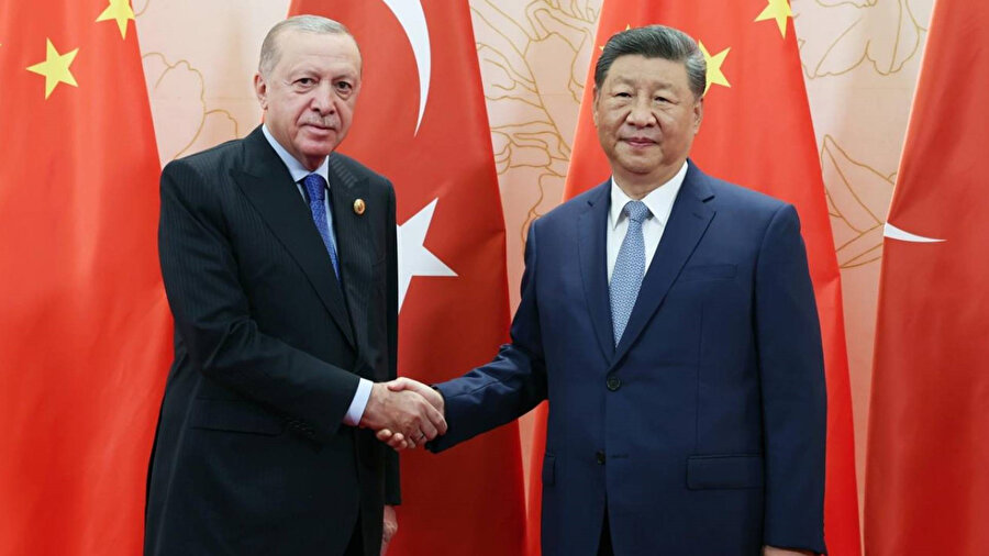 ​Cumhurbaşkanı Recep Tayyip Erdoğan ve Çin Devlet Başkanı Şi Cinping