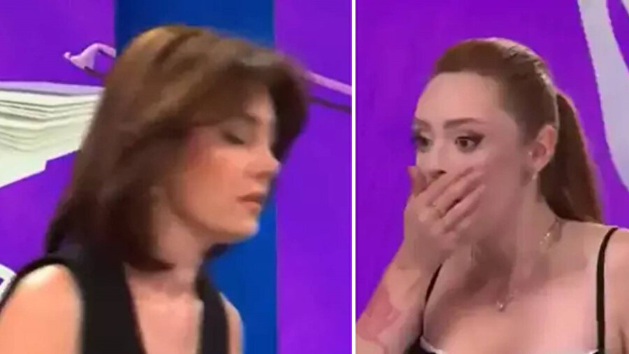 Burcu Binici programda bayıldı