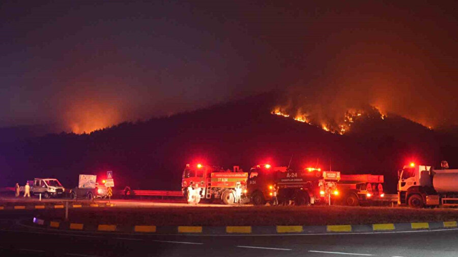 Kastamonu’da orman yangını
