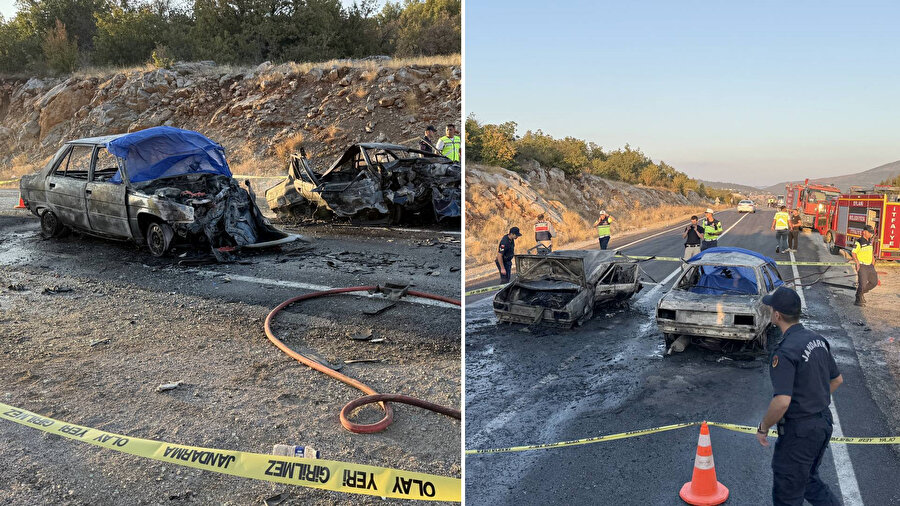 Korkunç kazada can pazarı: Karabük’te çarpışan iki araç alev aldı | Ölü ve yaralılar var