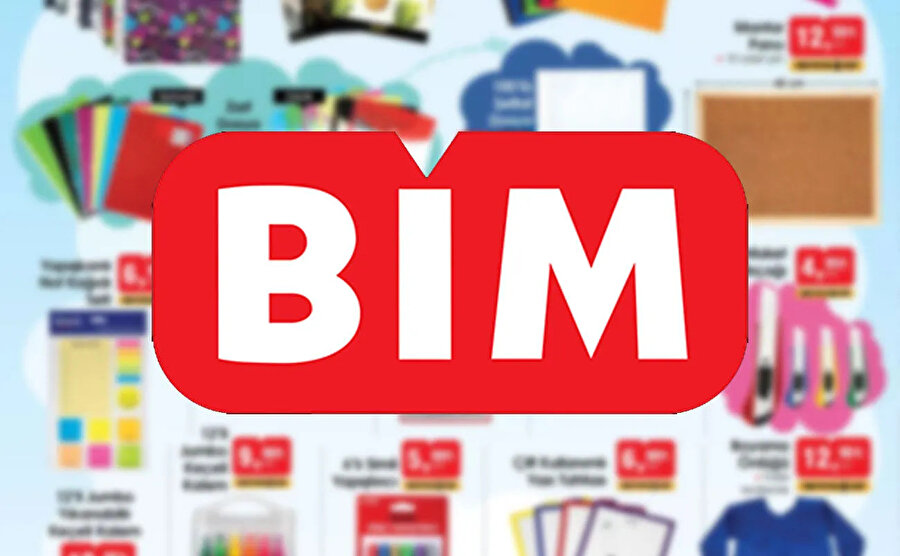 BİM OKUL HAFTASI - KIRTASİYE ÜRÜNLERİ BİM aktüel kataloğu 5 Eylül 2025 | BİM'e gelecek ürünler neler? BİM'de indirimli kırtasiye ürünleri haftası