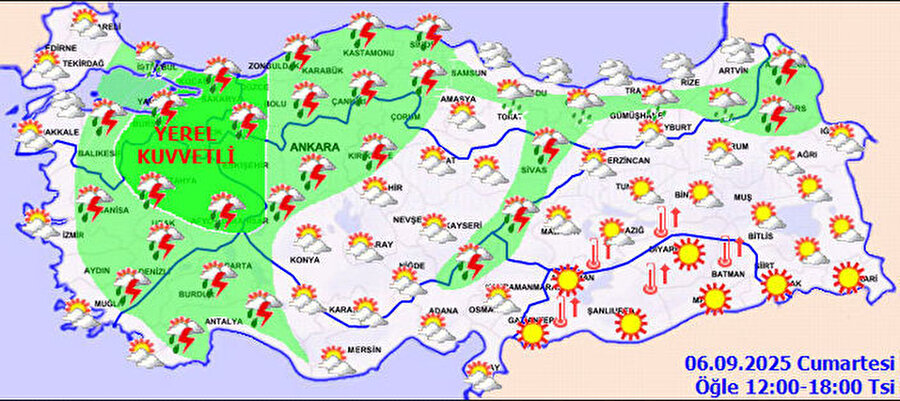 Son dakika hava durumu