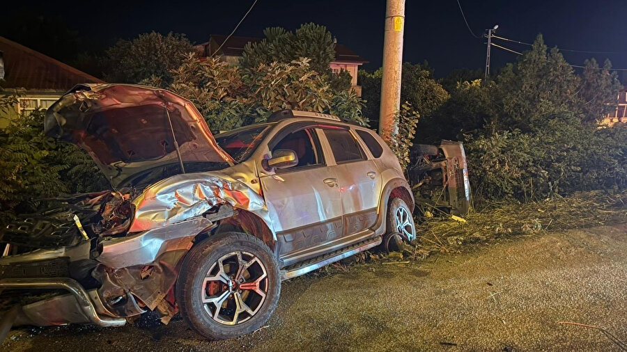 Samsun'da otomobil ile cip çarpıştı; bir ölü, iki yaralı