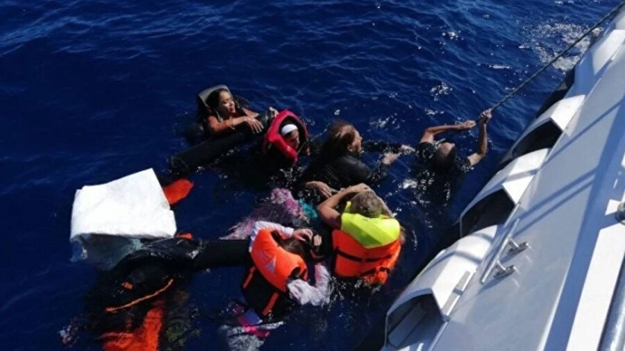 Ayvalık açıklarında göçmen faciası