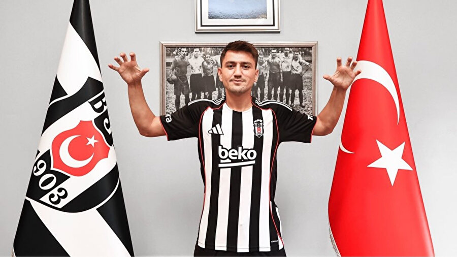 Cengiz Ünder'den ilk açıklama geldi: "Beşiktaş taraftarının gücünü arkamda hissetmek için sabırsızlanıyorum."