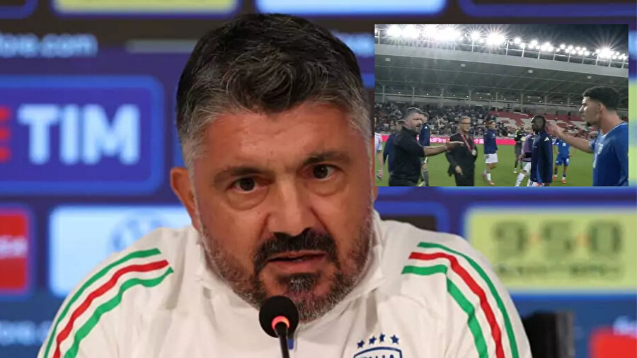 İsrail - İtalya maçı sonrası Gattuso’dan İsrailli oyuncuya sert tepki