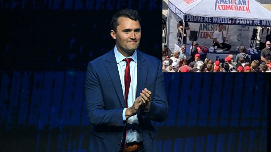 ​Trump destekçisi Charlie Krik bir üniversitede konuşma yaparken vuruldu