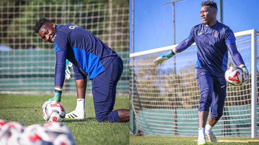 Andre Onana ilk antrenmanına çıktı