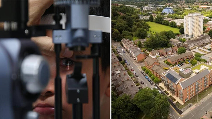 Göz tedavisi için gitti kalp krizini öğrendi