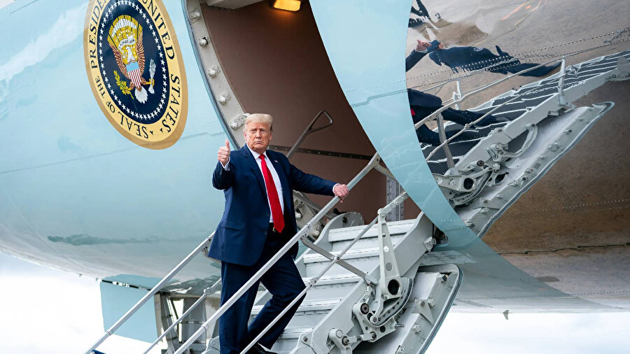 Trump uçak kazası geçiriyormuş