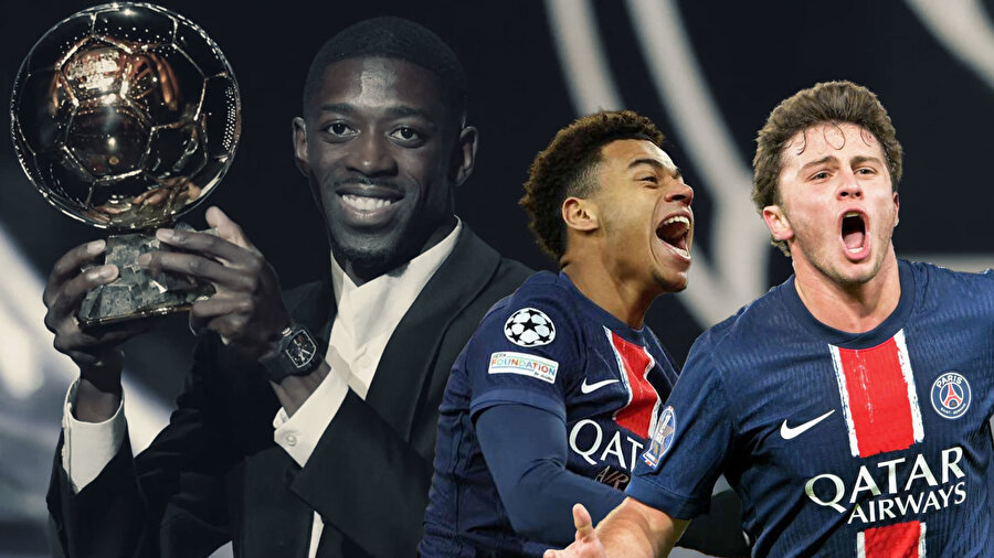 PSG, Ballon d'Or 2025 ödüllerine damga vurdu! Dembele, Kvaratskhelia, Doue...
