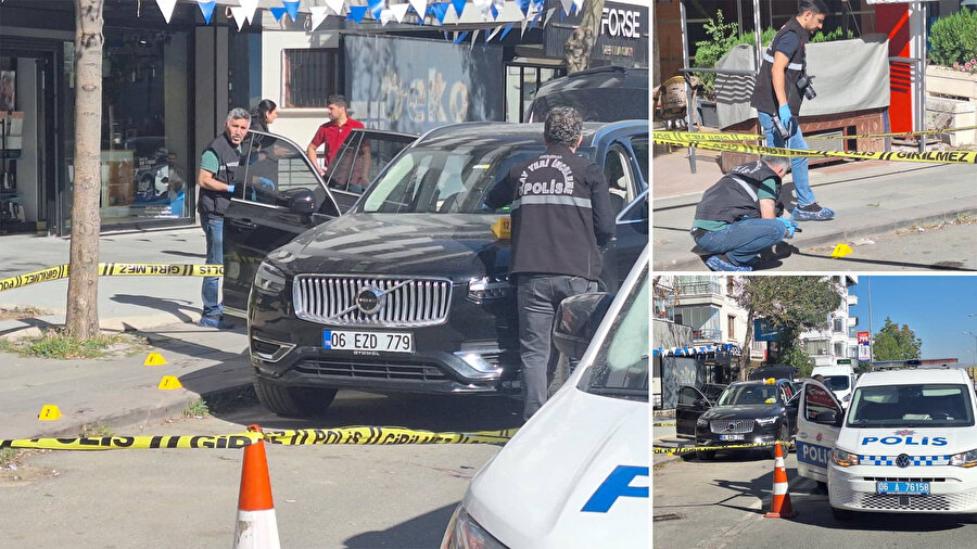 Ankara'da korku dolu anlar: İş insanı sokak ortasında vuruldu