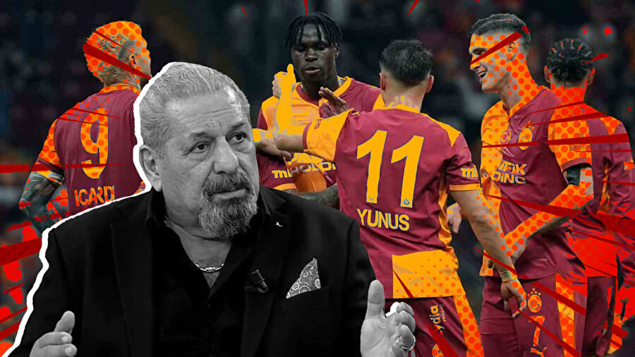 Erman Toroğlu, Galatasaray'ın iki yıldızını sert sözlerle eleştirdi! "Takım 9 kişi ile oynadı"
