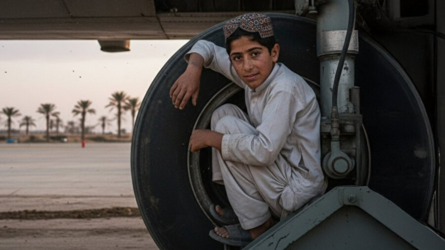 13 yaşındaki çocuk uçağın iniş takımına girerek Afganistan'dan kaçtı