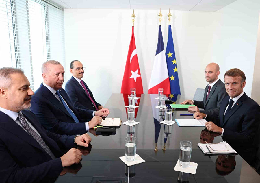 Erdoğan - Macron görüşmesi