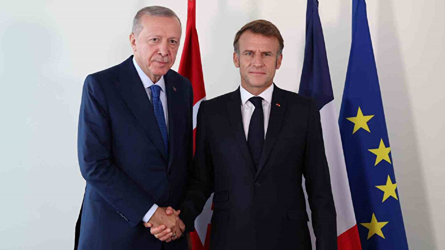 Erdoğan - Macron görüşmesi
