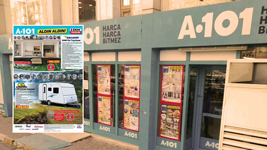 A101 aktüel 2 Ekim 2025 kataloğu: Tiny house, çekme karavan ve indirimli ürünler listesi​