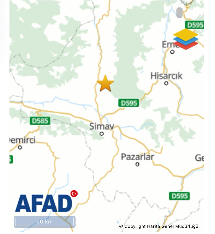 Son dakika: Kütahya'da 5.4 büyüklüğünde deprem meydana geldi