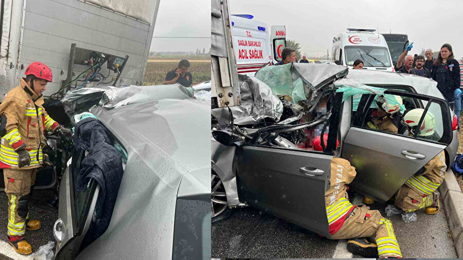 Manisa'da feci zincirleme kaza: Bir ölü iki yaralı